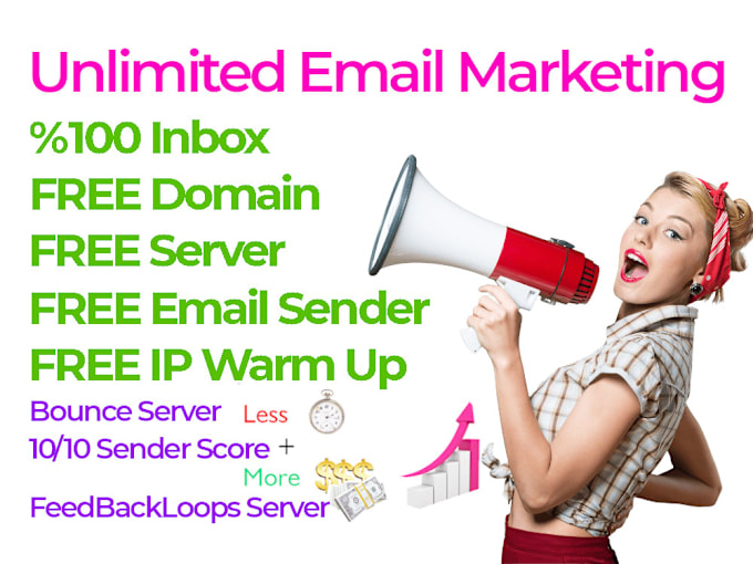 Gig Preview - Unlimited top dedicated SMTP email marketing server