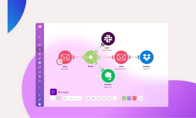 Gig Preview - Set up make com automation to enhance your productivity