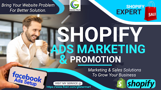 Gig Preview - Do shopify sales marketing shopify dropshipping store shopify traffic promotion