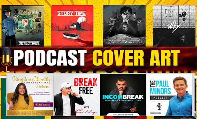 Bestseller - design a professional podcast cover art