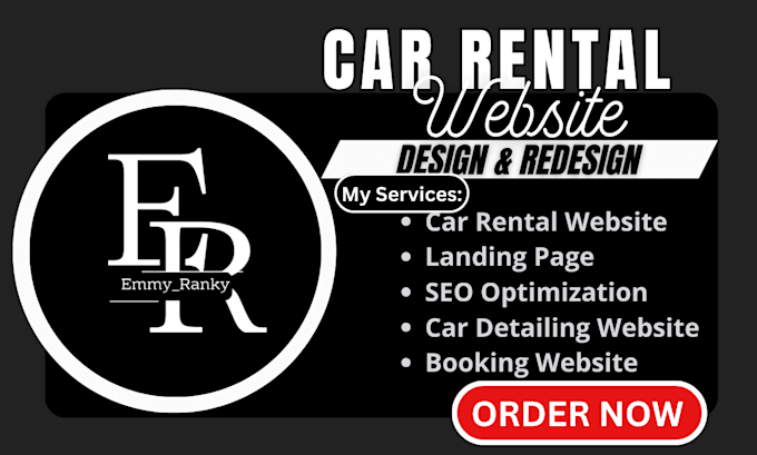 Bestseller - design car rental website, car rental, rental website and booking website