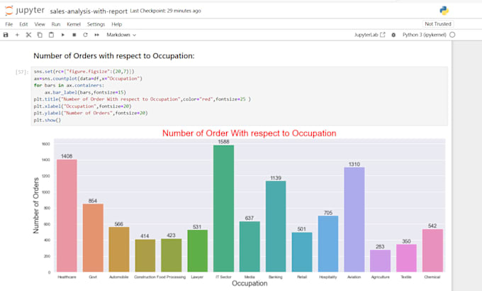 Gig Preview - Do data visualization and data analysis using python