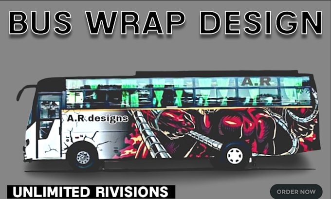 Gig Preview - Design creative van wrap, truck wrap, bus wrap and car wrap