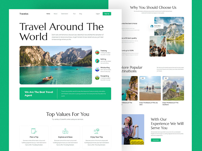 Gig Preview - Develop automated travel agency website in wordpress