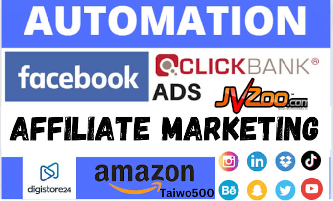 Bestseller - setup amazon affiliate sales funnel, clickbank affiliate marketing promotion