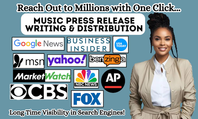 Bestseller - do music press release writing, press release, music press release distribution