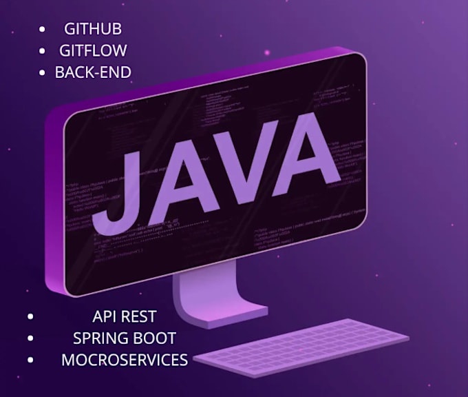 Gig Preview - Be your java spring boot developper jdbc microservices gitflow