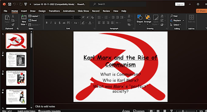 Gig Preview - Make PPT designs creatively on ms power point