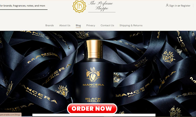 Bestseller - design a perfume shopify store fragrance cologne store cosmetics perfume website