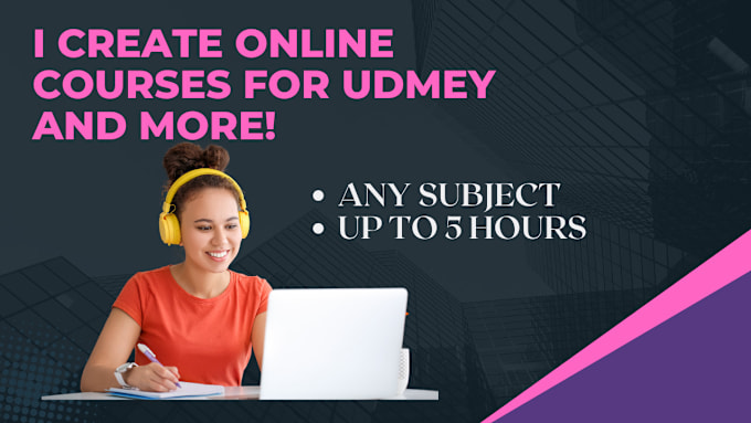 Bestseller - do online course creation for udmey and more