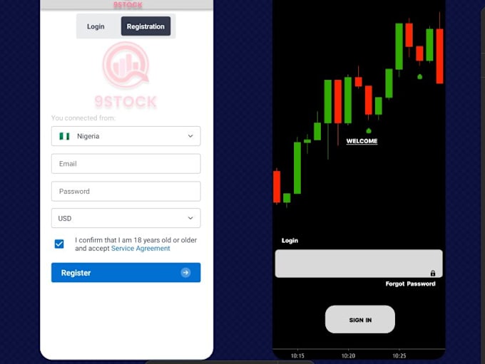 Gig Preview - Build stock trading app, crypto trading app, wallet app