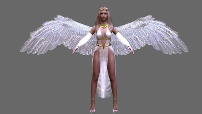 Gig Preview - Be your 3d fantasy winged character modeller,ue5,stl miniatures for print,assets