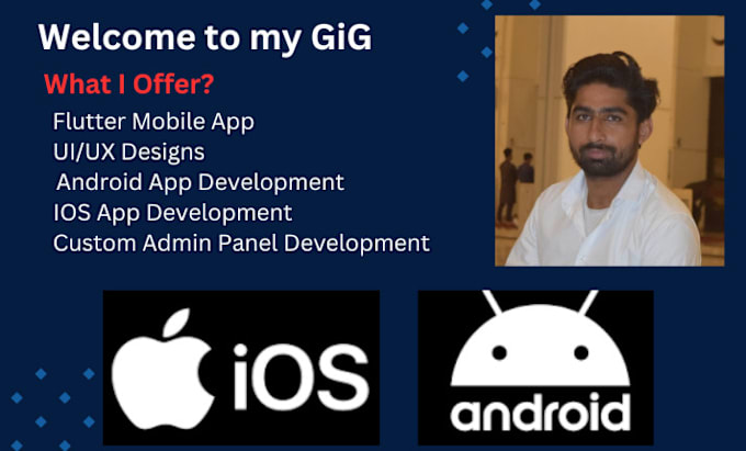 Gig Preview - Your expert flutter developer, android and ios developer, mobile app development