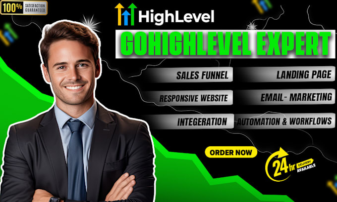 Bestseller - be your gohighlevel specialist for high converting sales funnels in ghl