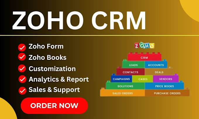 Bestseller - setup zoho one, zoho campaign, zoho forms, zoho creator, zoho books, zoho CRM