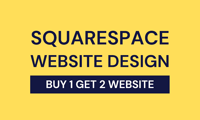 Gig Preview - Design or redesign modern squarespace website design