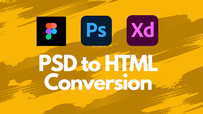 Gig Preview - Convert PSD to html, figma to html responsive website