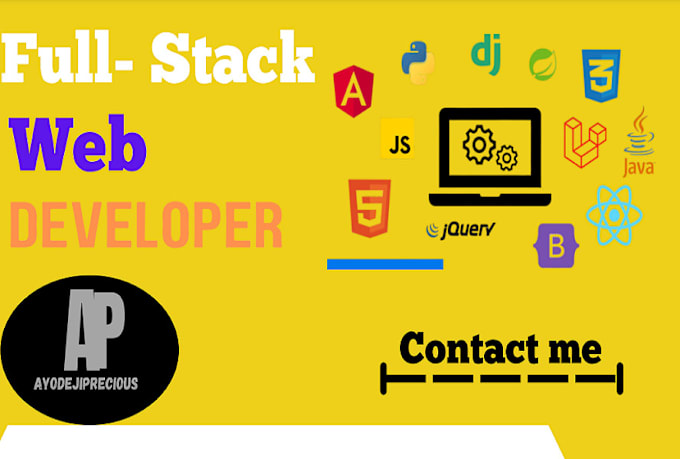 Gig Preview - Be your full stack web developer for PHP laravel, react, wordpress