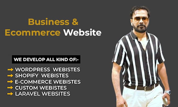 Gig Preview - Develop wordpress website and ecommerce store