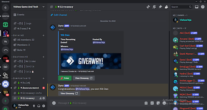 Bestseller - do discord server setup fully custom server with bots