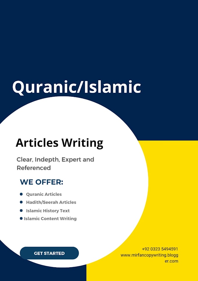 Gig Preview - Expert quranic writer for authentic islamic content