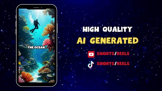 Gig Preview - Create ai shorts for tiktok creativity program and, youtube