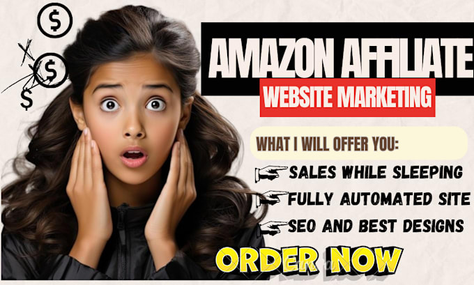 Gig Preview - Do autopilot amazon affiliate website, automated autoblog store marketing