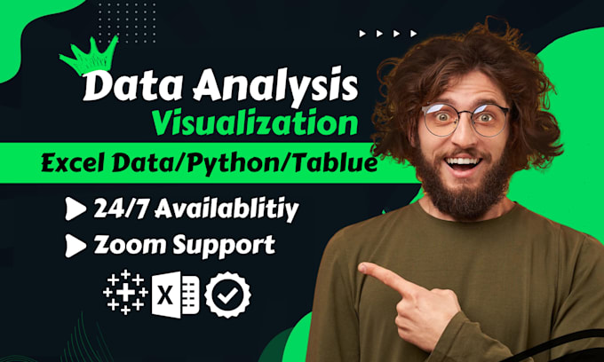 Gig Preview - Do data analysis using python , tableau, excel analyst, power bi or sql