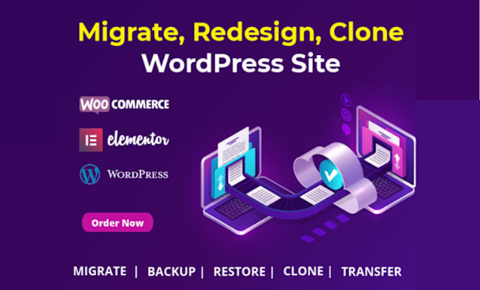 Gig Preview - Backup clone migrate transfer your wordpress website