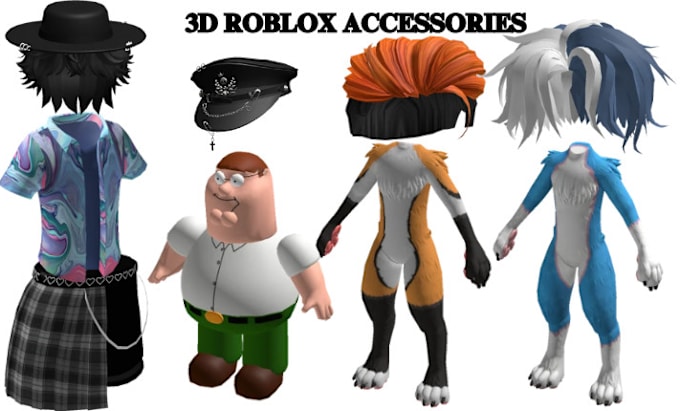 Gig Preview - Custom 3d ugc accessories, roblox items, roblox model asset