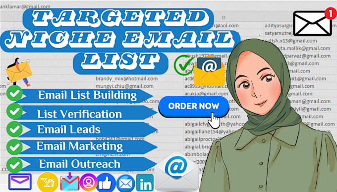 Gig Preview - Collect targeted clean verified bulk email list for your business campaign