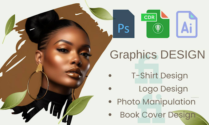 Bestseller - do graphic design for t shirt logo design photo manipulation book cover design