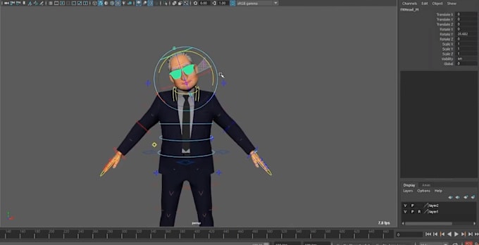 Gig Preview - Be your 3d rigger,maya full body and facial rig,re rig 3dusing advance skeleton