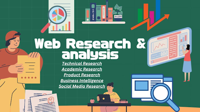 Gig Preview - Do in depth web research and  analysis