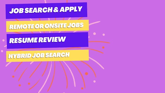 Gig Preview - Search and apply for remote jobs or onsite jobs application