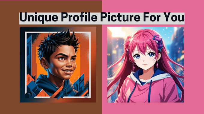 Bestseller - create custom anime and realistic profile pictures, avatars