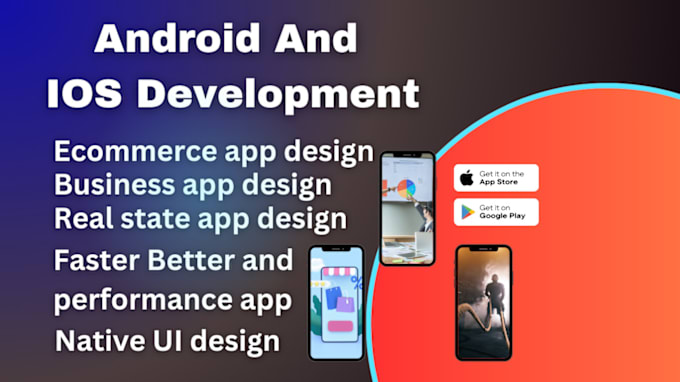 Gig Preview - Do app builder flutter and native mobile app development