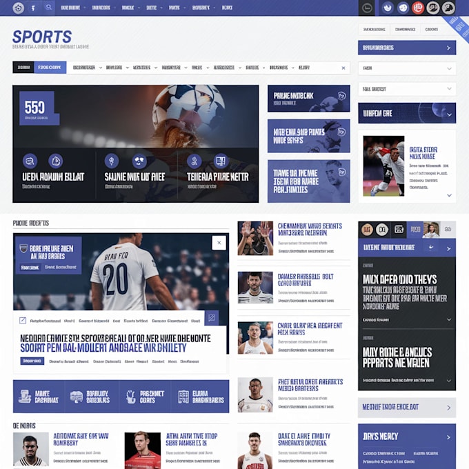 Gig Preview - Build an advanced premium sports website using wordpress