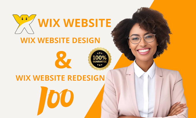 Gig Preview - Design wix website redesign, revamp wix store create wix online store