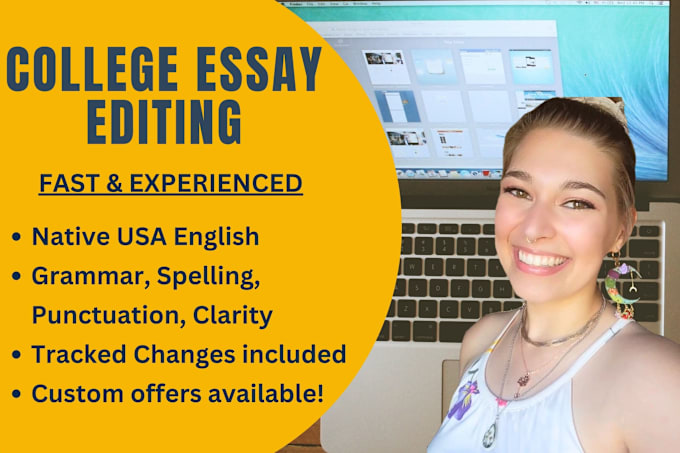 Gig Preview - Perfectly proofread your college admissions essay