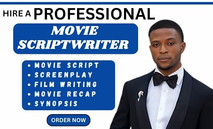 Gig Preview - Write movie script, screenplay, film script, script writing, screenwriting