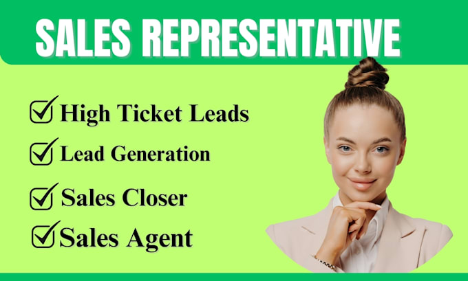 Gig Preview - Be your sales representatives telemarketer b2b sales closer virtual assistant