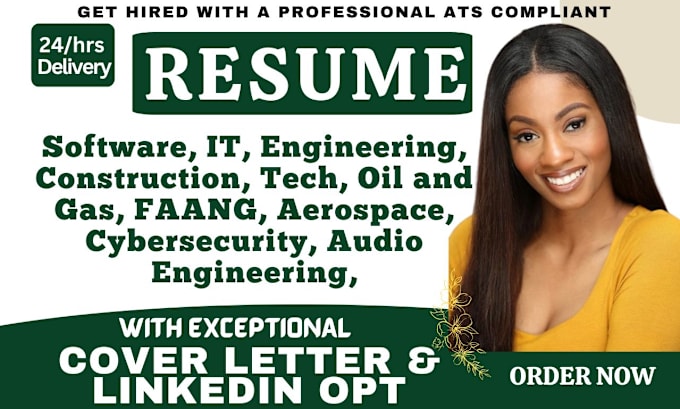 Bestseller - write software, software developer, faang, engineering, IT, tech, ats resume