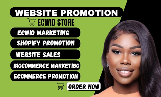 Gig Preview - Boost ecwid bigcartel shopify sales bigcommerce marketing ecwid promotion