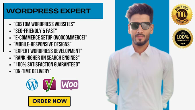 Gig Preview - Build modern wordpress websites or SEO optimized online stores