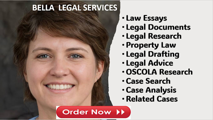 Gig Preview - Do legal research, law essays and offer legal advice