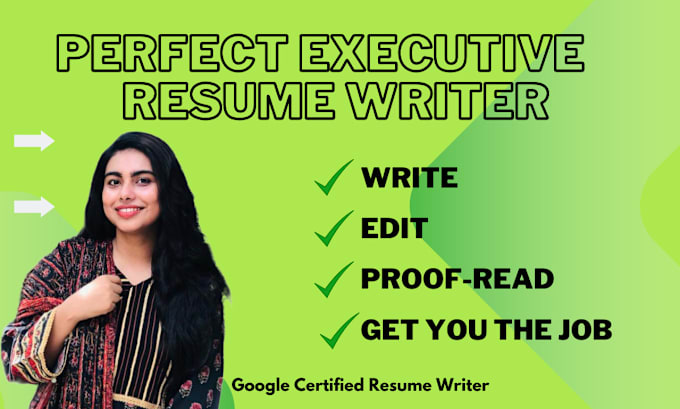 Gig Preview - Write the perfect executive resume for you