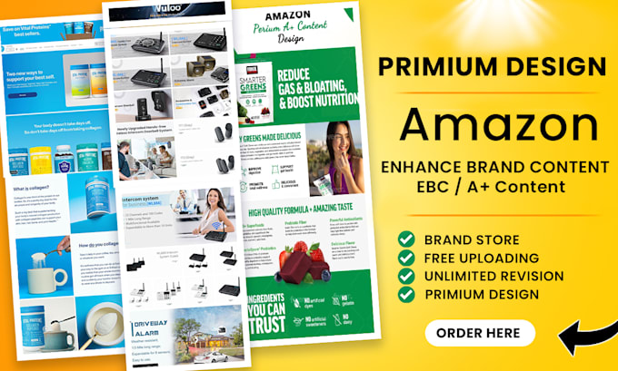 Gig Preview - Design product ebc , premium amazon ebc a plus content