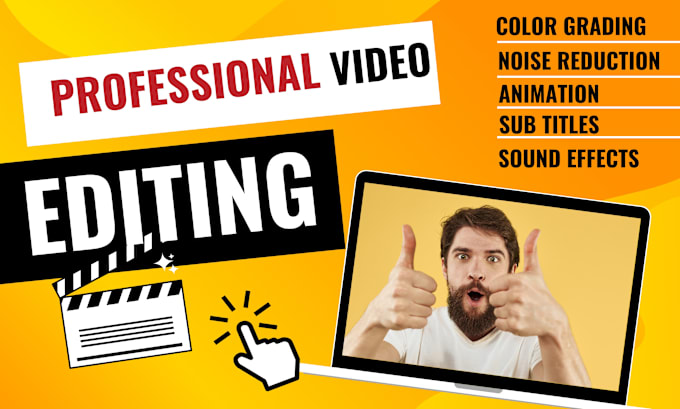 Gig Preview - Do professional video editing