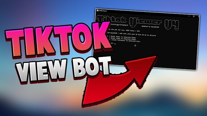 Gig Preview - Build automation bot for discord tiktok kick pinterest telegram using python